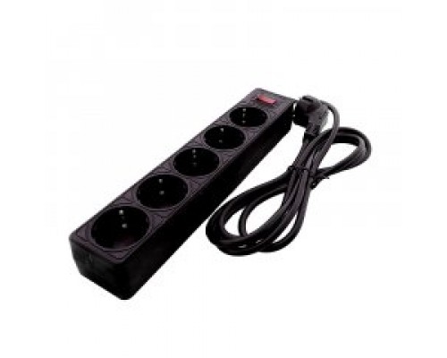 Фільтр мережевий EH-NFB-5.2 5 гнізд/2м з/з чорний