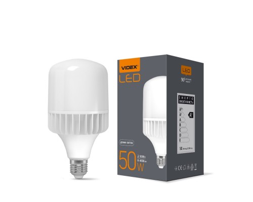 Лампа світлодіодна LED VIDEX 50W 5000K A118 E27 VL-A118-50275