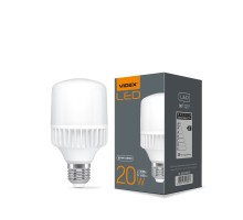 Лампа світлодіодна LED VIDEX 20W 5000K A65 E27 VL-A65-20275