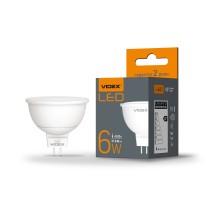 Лампа світлодіодна LED VIDEX 6W 4100K MR16e GU5.3 VL-MR16e-06534