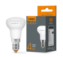 Лампа світлодіодна LED VIDEX 4W 4100K R39e Е14 VL-R39e-04144