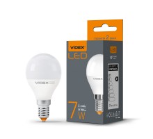 Лампа світлодіодна LED VIDEX 7W 4100K G45e Е14 VL-G45e-07144