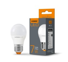 Лампа світлодіодна LED VIDEX 7W 4100K G45e Е27 VL-G45e-07274