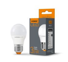 Лампа світлодіодна LED VIDEX 3.5W 4100K G45e Е27 VL-G45e-35274