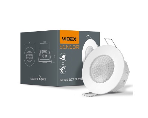 Датчик руху VIDEX 1200W VL-SPR17W Датчик руху VIDEX 1200W VL-SPR17W