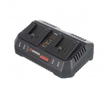 Зарядний пристрій для аккумуляторів 20В 4,0+4,0А два термінала зарядки ІНТЕРТУЛ WT-0346