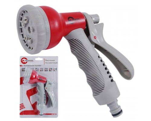 Пістолет -розпилювач  8 позицій ІНТЕРТУЛ GE-0001