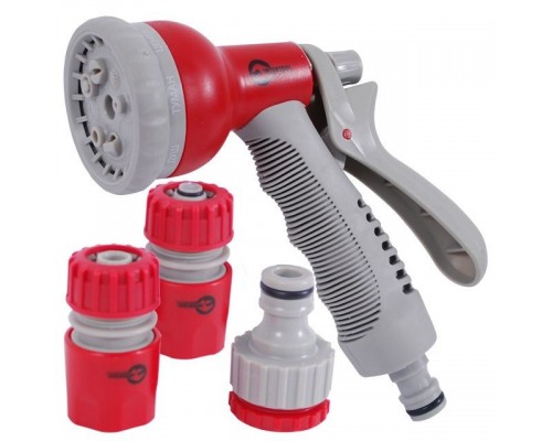 Пістолет -розпилювач  8 позицій+ адаптер ІНТЕРТУЛ GE-0002