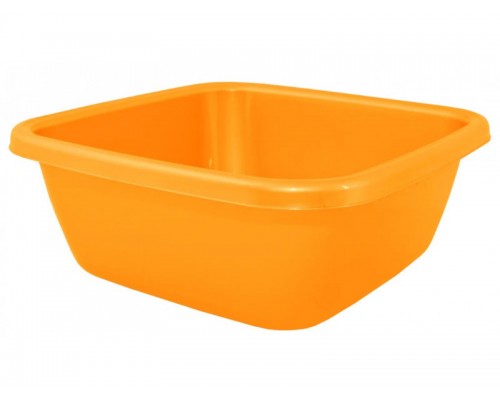 Таз квадратний 9л кольоровий Алєана 121043