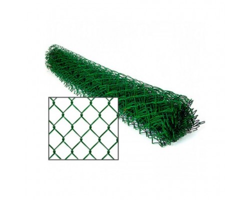 Сітка рябиця 1м 35*35 1,2мм ПВХ зелена