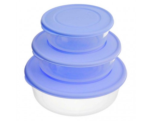 Набір контейнерів круглий Алеана 3в1 167030