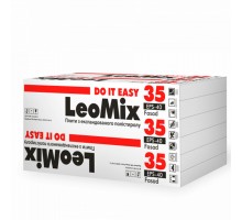 Плити пінополістирольні 35/10 LeoMix Fasad (1*1) 12шт/уп