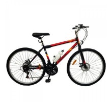 Велосипед RIDE ROMB D.21 колесо 26" стальна рама 18" чор/черв 148530