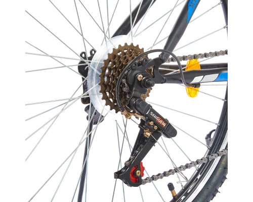 Велосипед RIDE ROMB V.21 колесо 26" стальна рама 18" чор/оранж 148529