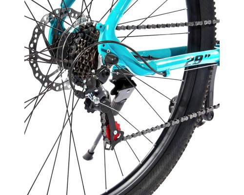 Велосипед SPARK JAGER колесо 29" алюмін. рама 20" чорн/син 148446