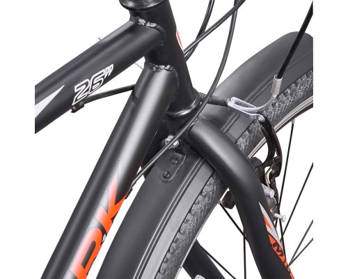 Велосипед SPARK ROUGH колесо 26" стальна рама 18" чорн/жов 148482