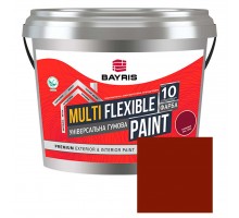 Фарба для дахів гумова БАЙРІС червоно-коричнева 5 кг.