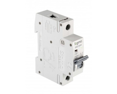 Автоматичний вимикач SIGMA C-типу 1р 6А 55-51-06