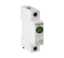 Індикатор світлосигнальний модульний SIGMA зелений 55-73-63