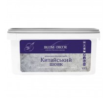 Штукатурка декоративна Китайський шовк Срібло ІРКОМ 0,8 л.