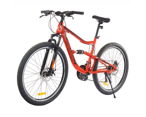 Велосипед SPARK BULLET колесо 27,5" стальна рама 18" черв/чорн 148452