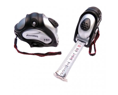 Рулетка 7,5м*25мм BlackStar Seif 40-40257