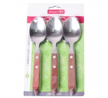 Набір ложок 6 шт. нерж.дерев'яна ручка 5302