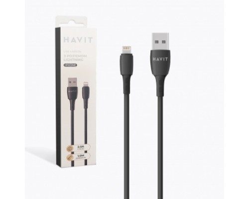 Кабель зарядний HV-CB619C Apple USB