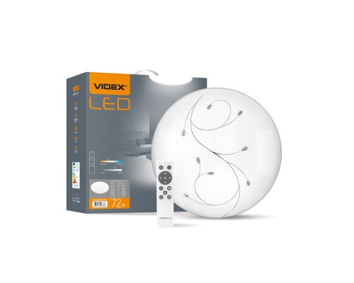Світильник LED VIDEX DROP 72W накладний круг 2800-6200K 185-250V VL-CLS2031-72