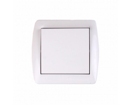 Вимикач 1-но клавішний Electro House Acura білий ЕН-2140