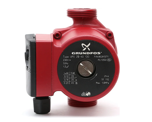 Насос циркуляц Grundfos 25-4/130 мм+гайки шт