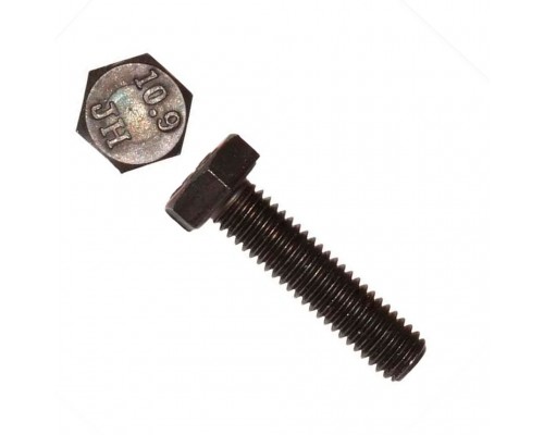 Болт метричний М 10*100 чор. клас міцності 10,9,