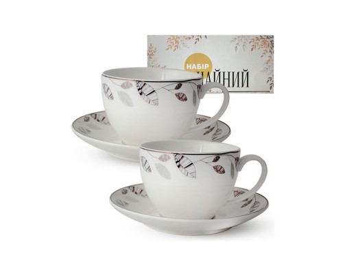 Сервіз чайний 12пр. Патіо (чашка 280мл, блюдце 15см) 1753-3