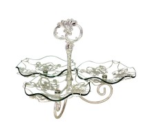 Фруктовниця 3х яр. декор Виноград(3шт д-19см, в-30см) 37238