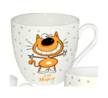 Чашка "Happy Cat" в подарунковій упаковці 450мл 4160-27