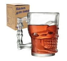 Бокал для пива Череп 540мл 202-43