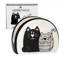 Серветниця Мурчики (довжина-10см, h-8см) 3662-19