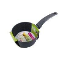 Ківш 16см з антипригарним покриттям Black marble з алюмінію 4125