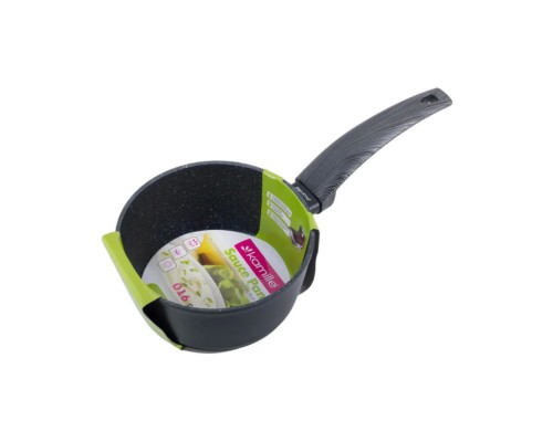 Ківш 16см з антипригарним покриттям Black marble з алюмінію 4125