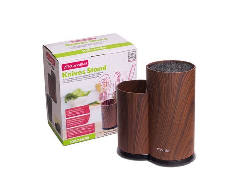 Підставка подвійна для ножів та кухонного приладдя 22см 7609A