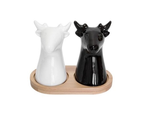 Набір на підставці сіль/перець форма Цуценята, розмір 12*7.5*8. TM Krauff. 21-275-007.