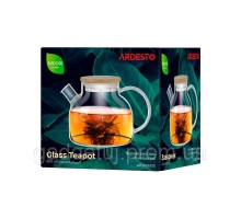 Заварник Ardesto Midori 600мл боросилікатне скло бамбук AR3006GB