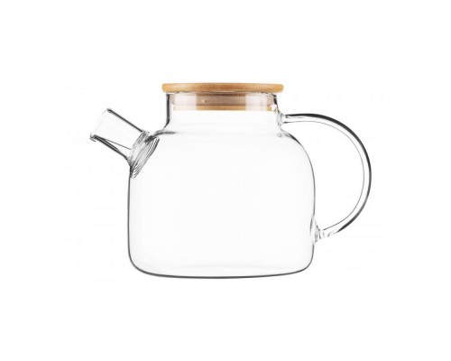 Заварник Ardesto 1200мл боросилікатне скло бамбук AR3012GB