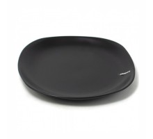 Тарілка десертна квадратна "Ardesto Molize" 20см чорна кераміка AR2919MB