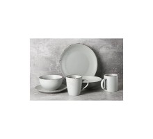 Тарілка обідня Ardesto Lucca 26см "Illusion blue" кераміка AR2926BMC