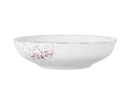 Тарілка супова Ardesto Lucca 20см "Winter white" кераміка AR2920WMC