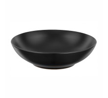 Тарілка супова "Ardesto Molize" 20см чорна кераміка AR2920MB