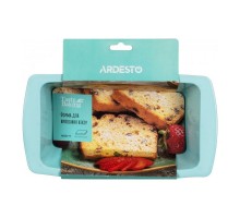 Форма силіконова для випікання мафінів Ardesto Tasty baking на 6шт 30*21*4см блакитний  AR2318T