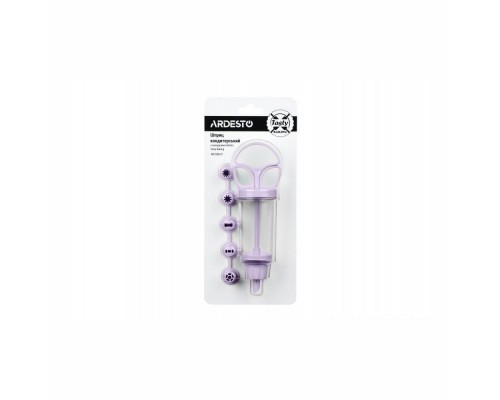 Шприц кондитерський з насадками ліловий Ardesto Tasty baking  AR2306LP