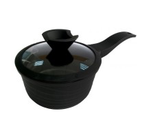 Ківш алюмінієвий антипригарний D=16см 1,3л 55872-16 Lessner Black Pro New